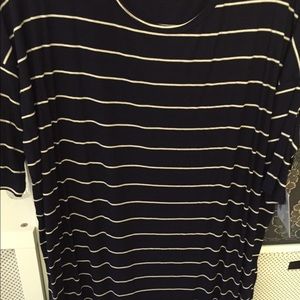 LLR Navy/white stripe Irma Medium