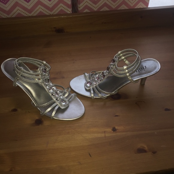 Dressy Silver Short Heels