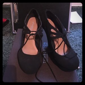 Black wedges only wore once !