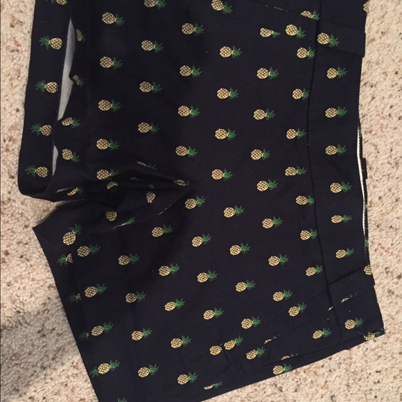 brand new pineapple jcrew shorts