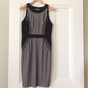 Maggy London fitted sheath cocktail dress