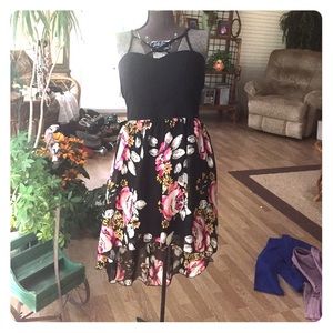 Women's Strappy High-Low Dress