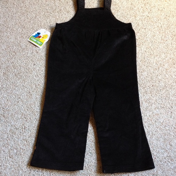 Sesame Street*HP* girls  corduroy bib pant Size 3T - Picture 2 of 8