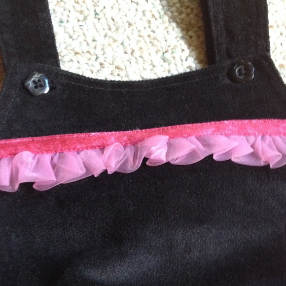 Sesame Street*HP* girls  corduroy bib pant Size 3T - Picture 4 of 8