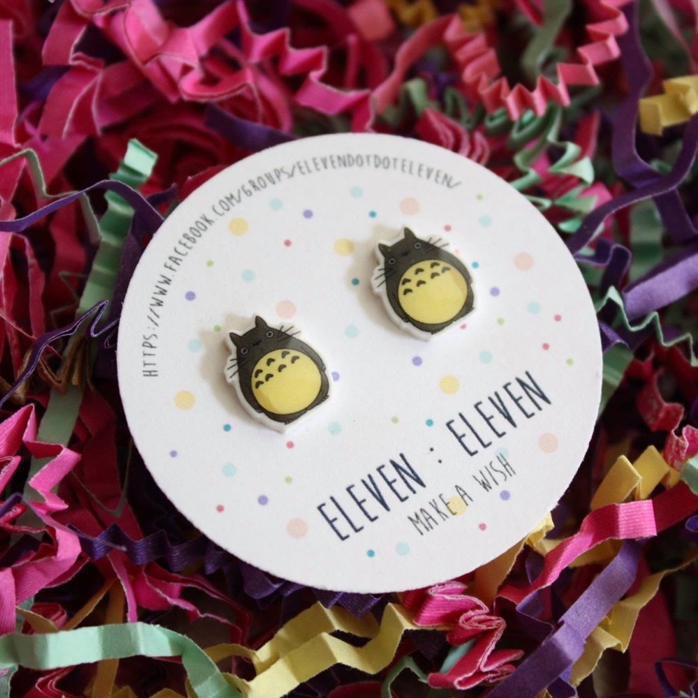 My Neighbor Totoro Ghibli Stud Post Earrings