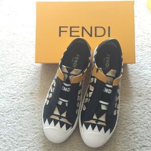 Fendi Bug eyes slip on sneaker