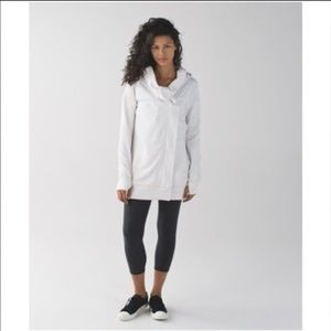 Lululemon white wrap hoodie