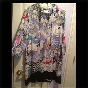 Anthropologie pattern dress