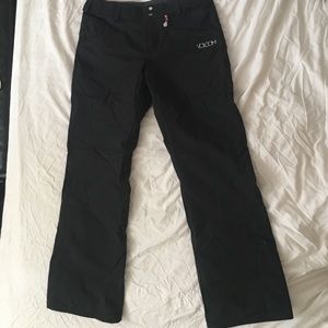 Black Volcom snow pants!