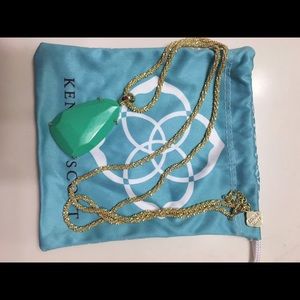 NWOT Kendra Scott Sandra Necklace in Mint