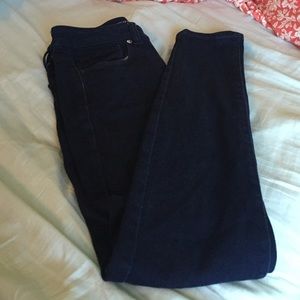 American eagle dark blue skinny jeans