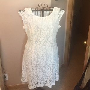 Beautiful white lace dress