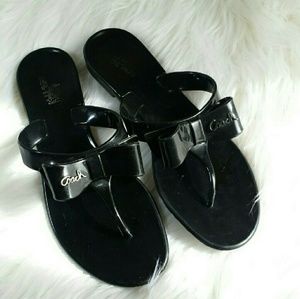 Coach Bow Jelly Sandal/ Flip flops