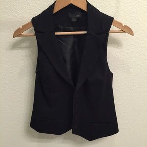 Black women's Tuxedo Vest