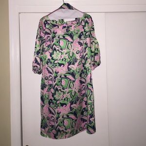 Silk Lilly Pulitzer shift dress