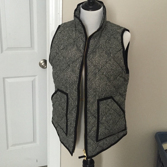 jcrew herringbone print vest!!!