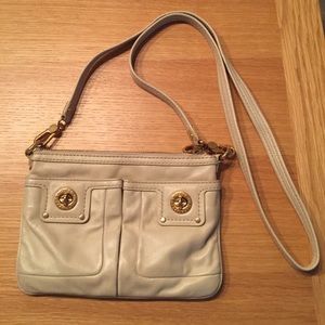 Marc Jacobs cream cross-body with strap