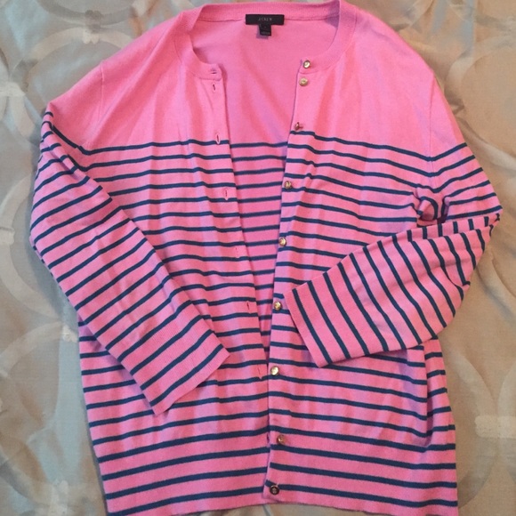 J. Crew nautical cardigan