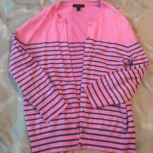 J. Crew nautical cardigan