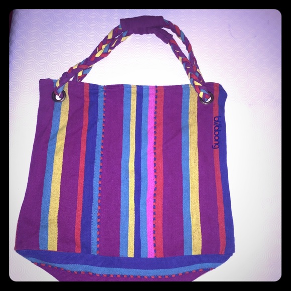 Billabong boho shoulder tote bag - Picture 1 of 3