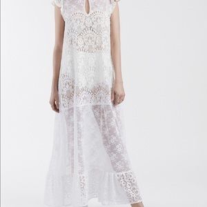 BNWT For Love and Lemons Genevieve Maxi Dress - M