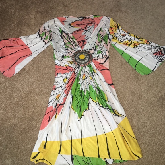Sky Dress or long top beautiful