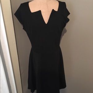 Black skater dress