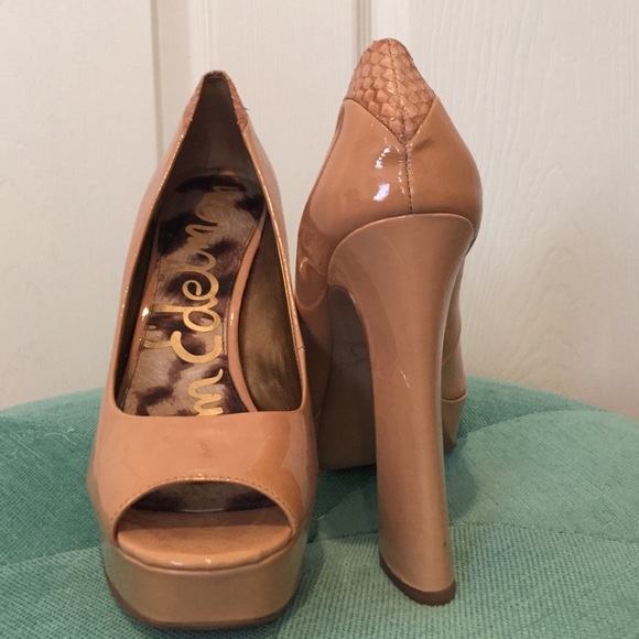 Sam Edelman Platform Peep Toe Heels