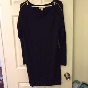 Michael Kors above the Knee black sweater dress