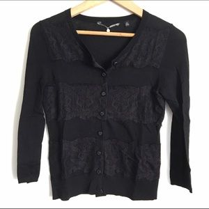 NEVER WORN Anthropologie Black Cardigan