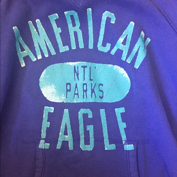 Vintage Look American Eagle Hoodie