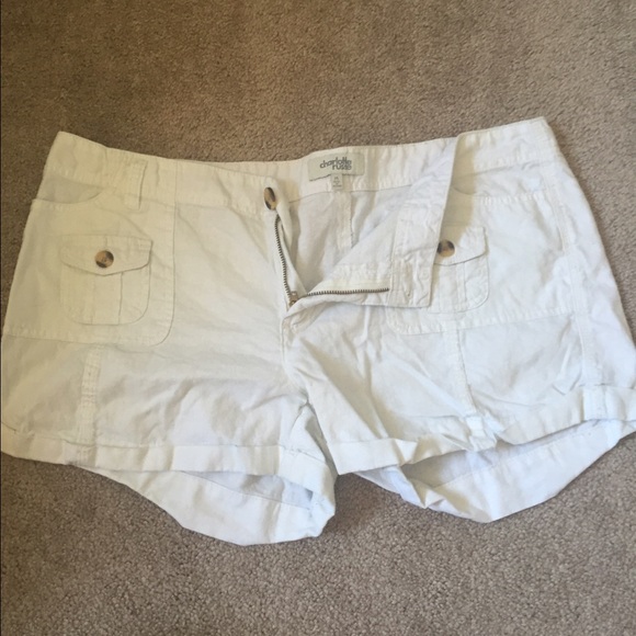 White Charlotte Russe Shorts