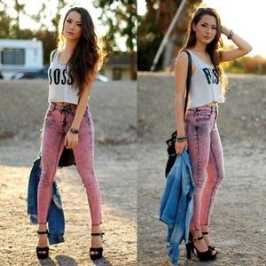 BULLHEAD PINK JEANS