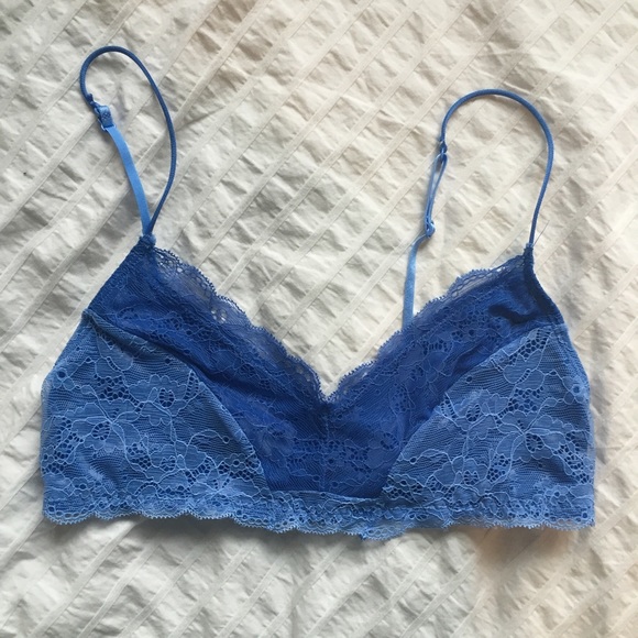 NWOT Urban Outfitters Blue Lacey Bralette