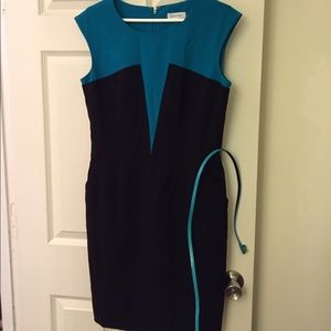 Calvin Klein dress with pockets and belt
