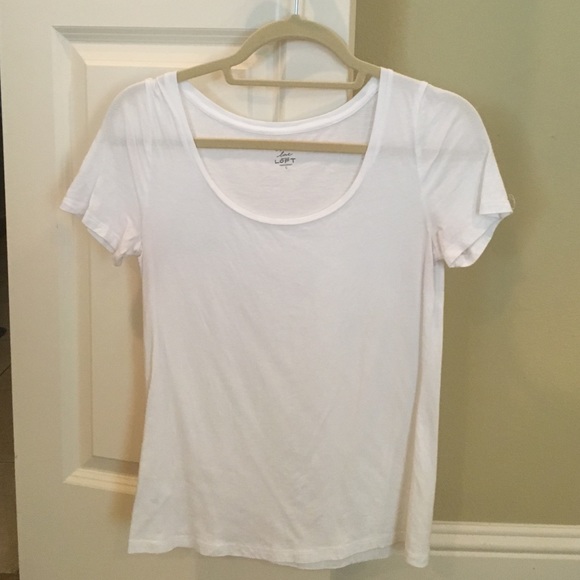 Ann taylor white t shirt Clearance