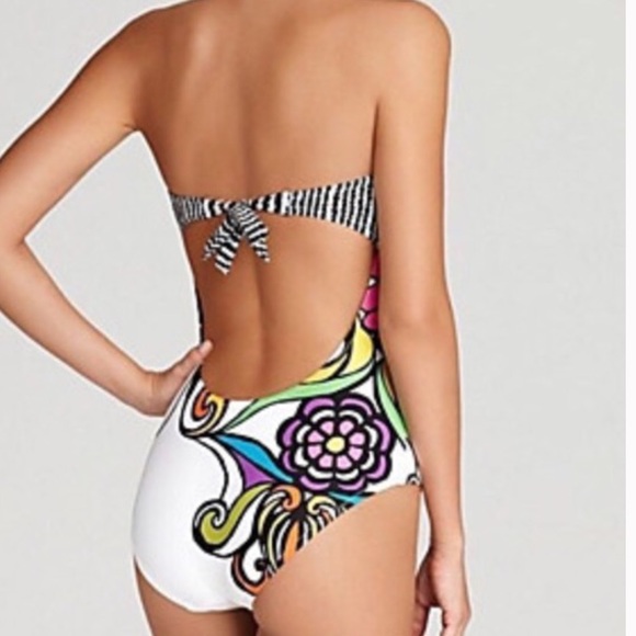 5⭐️was a HP🎉🌴PRETTY TROPICAL FLORAL ONE PIECE. - Picture 2 of 4