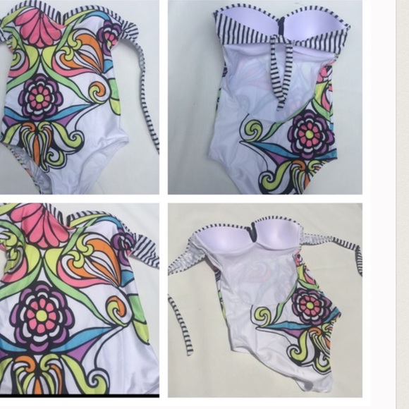 5⭐️was a HP🎉🌴PRETTY TROPICAL FLORAL ONE PIECE. - Picture 4 of 4