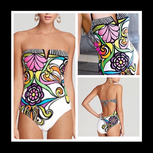 5⭐️was a HP🎉🌴PRETTY TROPICAL FLORAL ONE PIECE. - Picture 3 of 4