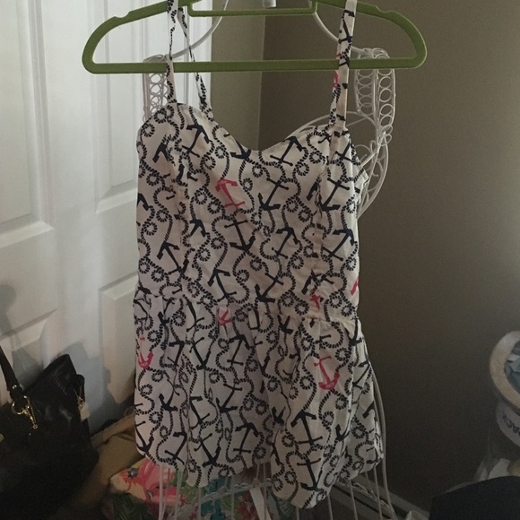 Lilly Pulitzer Anchor Top Size 0