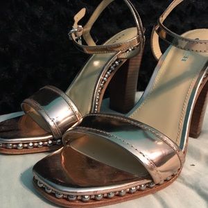 Coach chunky rose gold heal