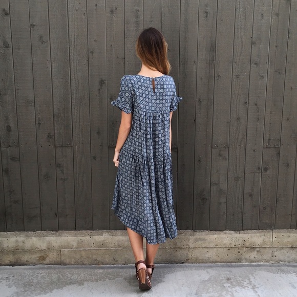 LAST ITEM | new | blue midi dress - Picture 4 of 4