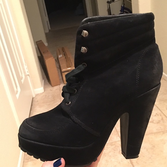 Dolce Vita 5" lace up ankle boots.