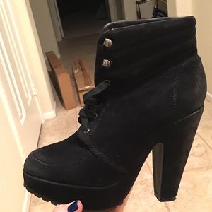 Dolce Vita 5" lace up ankle boots.
