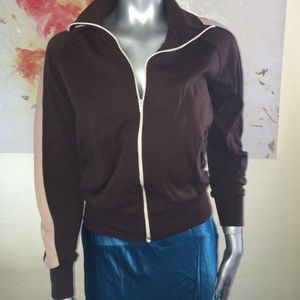 Vintage 70's Franklin brown w/ pink white stripe