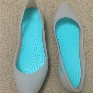 Crocs Rio Flat. Worn Once!
