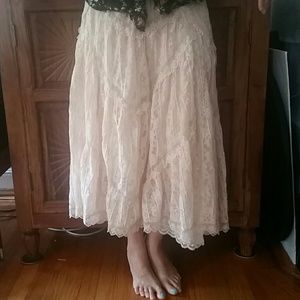 Layered Lace Skirt