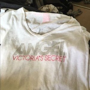 White Victoria secret shirt