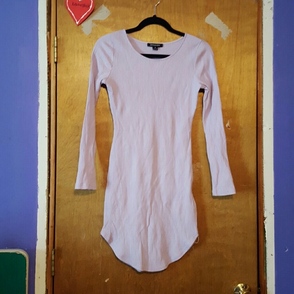 Lavender t-shirt dress