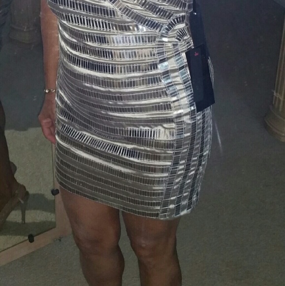 BEBE sz Medium limited edition sequin dress